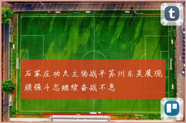 石家庄功夫主场战平苏州东吴展现顽强斗志继续奋战不息